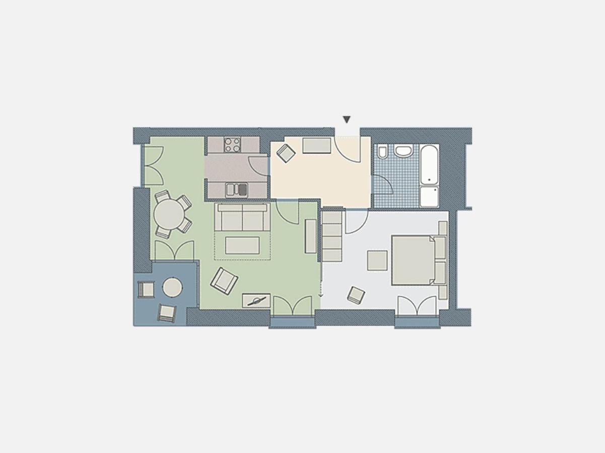 Kaiservillen Heringsdorf - Ferienwohnung Mit 1 Schlafzimmer Und Terrasse D102 Heringsdorf (Usedom) Exterior foto